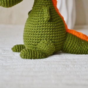 Dragon plush personalized stuffed animal for baby dinosaur toy easter basket stuffers toddler Easter basket stuffers kids gift handmade image 10