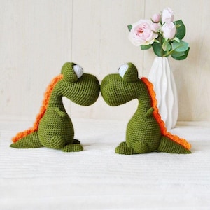 Dragon plush personalized stuffed animal for baby dinosaur toy easter basket stuffers toddler Easter basket stuffers kids gift handmade image 1