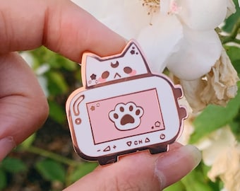 Cosmo Celestial Pin - Kawaii Cat  Enamel Pin  - Kawaii Animal Pin - Cute Chibi Pin - Cat Pin - Cute Gift - Fashion Accessories