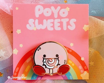 Kirby Poyo Sweets Hard Enamel Pin - Cute Kirby Pin - Loona Dear