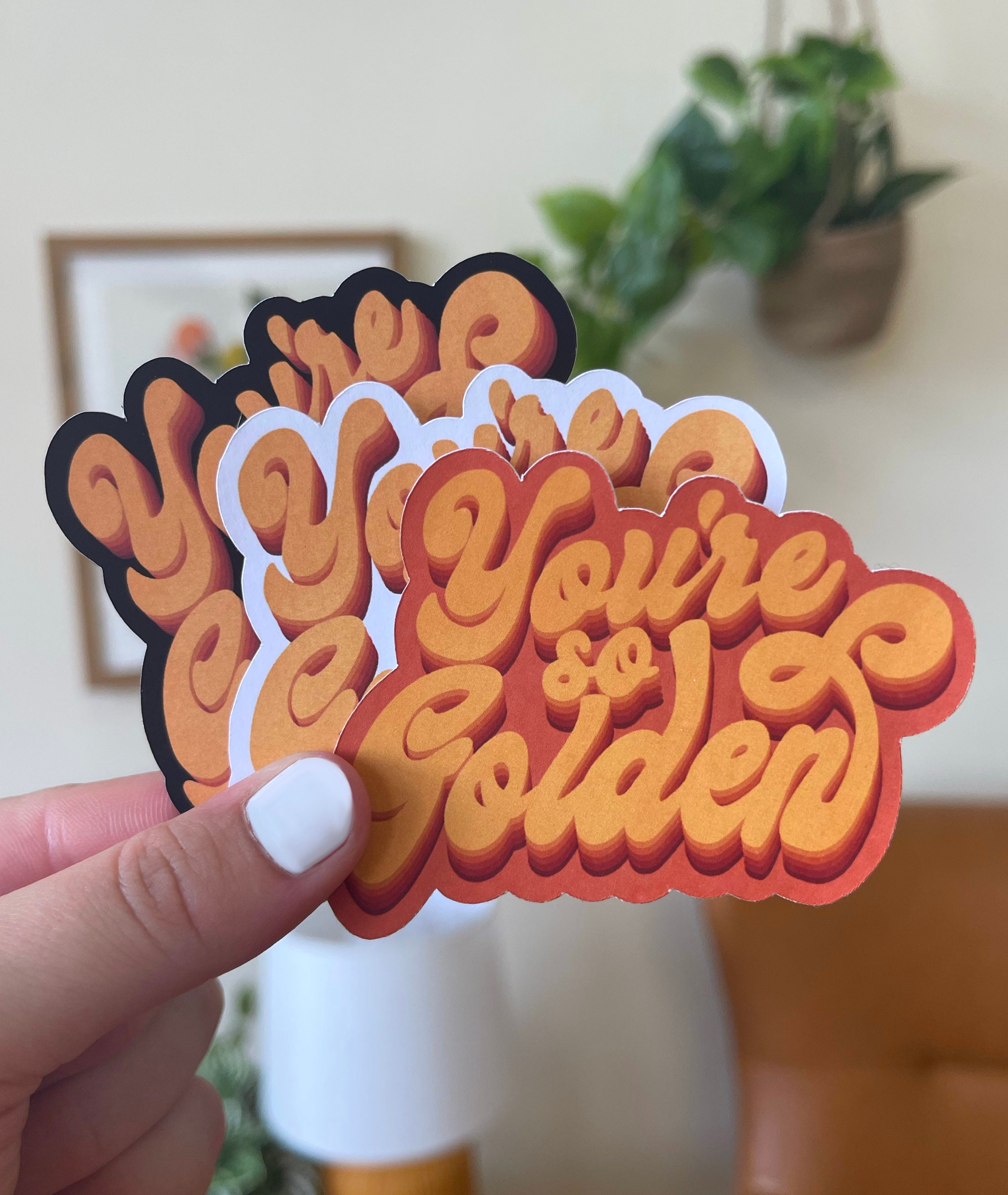 YOURE SO GOLDEN Sticker | Harry Styles Inspired Sticker | Matte Stick…
