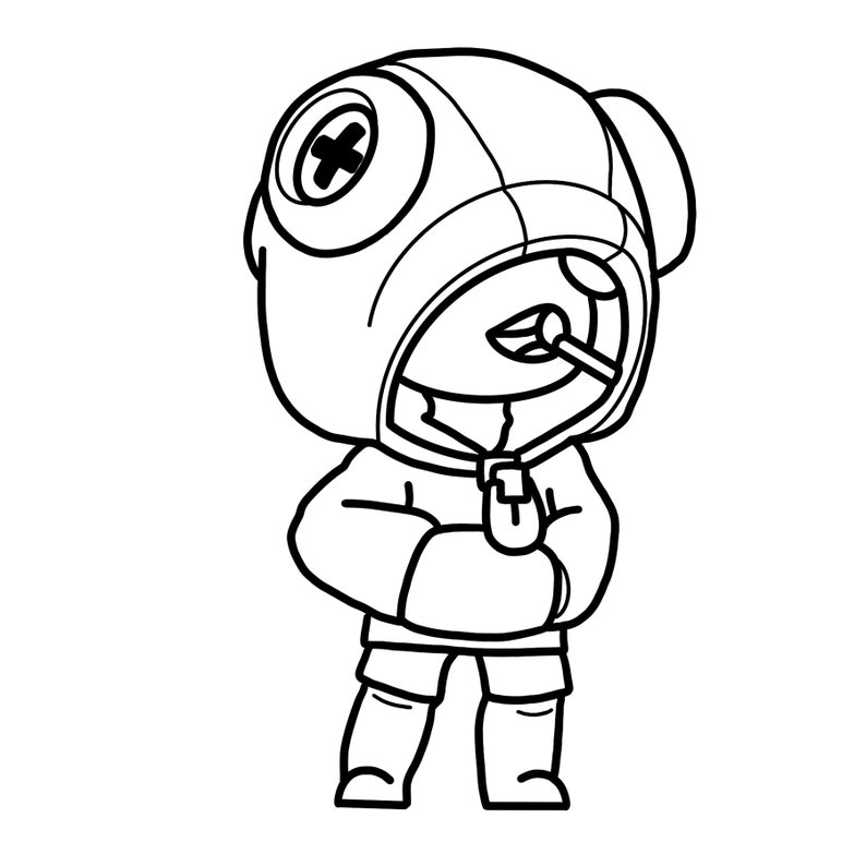 Brawl Stars SVG Leon Character | Etsy