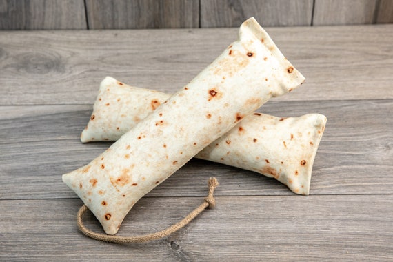 Cat burrito toy top