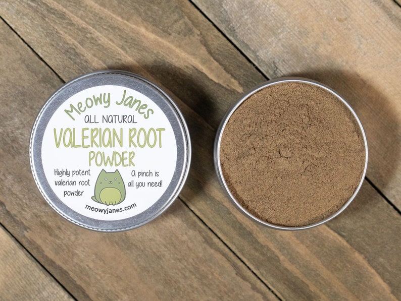 Valerian Root Powder for Cats Fine Ground Valerian Root Cat Etsy