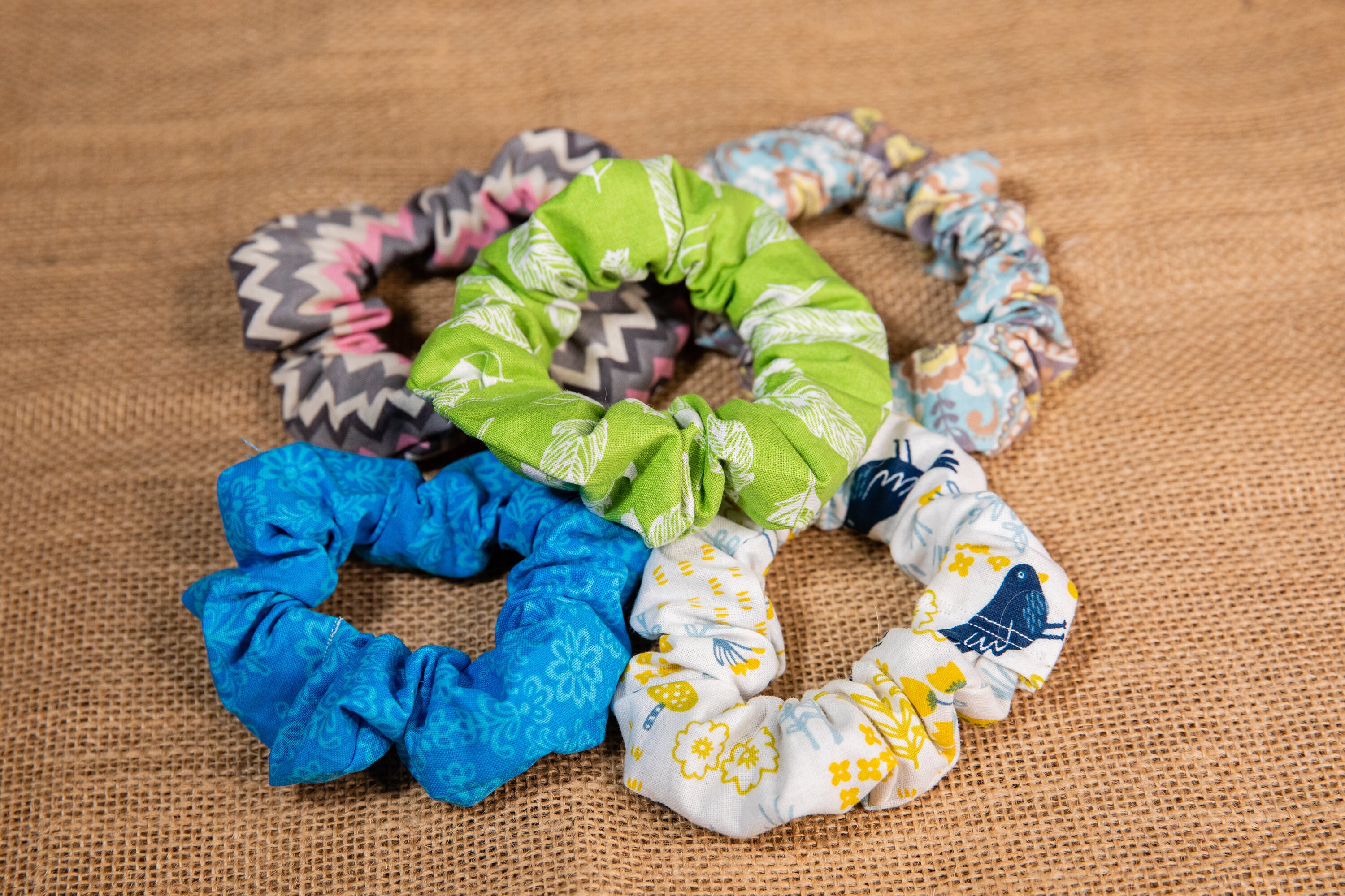 Catnip Cat Toy Scrunchies - Set of 2, Filled with Catnip and Buckwhea…