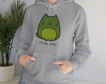 Meowy Janes Cat | Meowy Janes Logo Hoodie