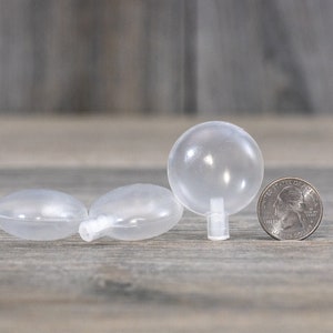 Haustier & Baby Spielzeug Squeaker x10 | DIY 1,5 Zoll - 35 mm Breite | Kunststoff Quietscher | Bastelbedarf | Krachmacher für Baby-, Katzen- und Hundespielzeug