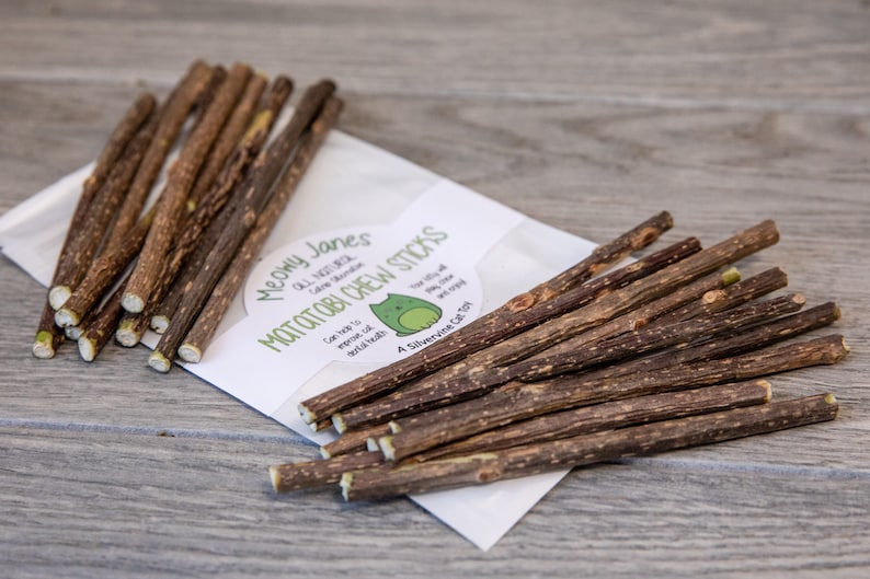20 Ct Mini Matatabi Cat Chew Sticks All Natural Catnip - Etsy