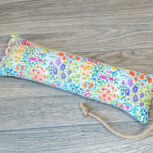 Tough Cat Kicker 100% Catnip Toy | Watercolor Wildflower Canvas | Quarter Pound of Super Potent Catnip! | All Natural Large Size Kicker Gift