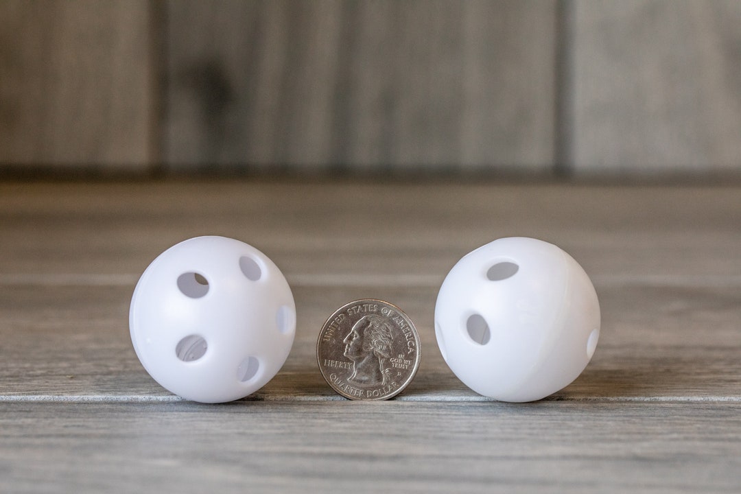 Large Plastic Rattle Ball Noise Maker: Baby, Cat, Dog Toy Insert (38mm ...