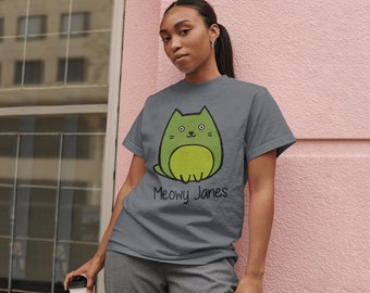 Meowy Janes Cat T-Shirt | Meowy Janes Official Cat Logo for Humans