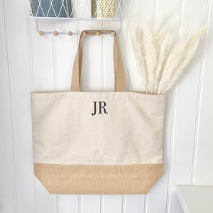 Personalised Tote Bag, Weekend Bag, Customised Shopper Bag, School Uni Bag, Birthday Gifts, Gifts for her, Personalised Beach Bag