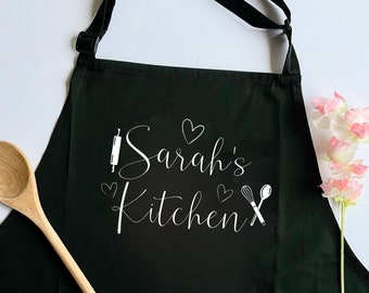 Personalised Apron, Cute Design, Baking Gifts, Cooking Gift, Gift for Her, Kitchen Apron, Gifts for mum, Mother's Day Gift