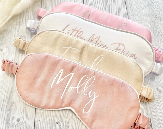 Personalised Sleep Eye Mask Etsy UK