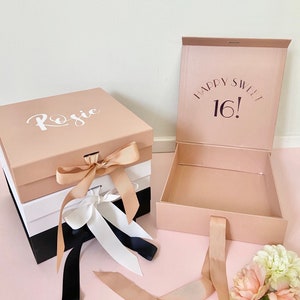 Personalised Happy Birthday Box, Gift Box, Special Birthday Box, Sweet 16 Box, Custom 21st Birthday Gift Box, Personalised Gift Box image 1