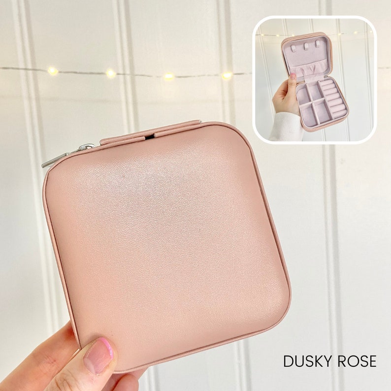 Personalised Travel Jewellery Box Customised Jewellery Case Etsy UK