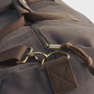 Sac fourre-tout personnalisé, sac de week-end pour homme, sac de sport monogramme, sac de voyage en toile, cadeau de garçon d'honneur, sac de voyage, sac personnalisé à initiales image 8