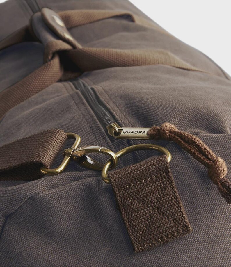 Sac fourre-tout personnalisé, sac de week-end pour homme, sac de sport monogramme, sac de voyage en toile, cadeau de garçon d'honneur, sac de voyage, sac personnalisé à initiales image 8