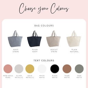 Bolso de playa extragrande personalizado, bolso tote grande a rayas, bolso de vacaciones con nombre personalizado, bolso tote de verano, bolso de viaje, regalo para ella. imagen 5