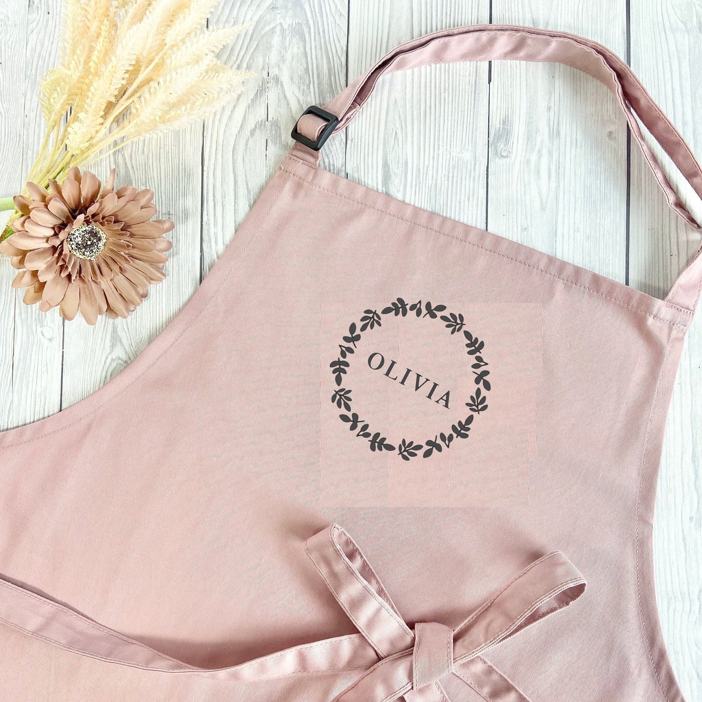 Personalised Baking Apron Cute Floral Design Baking Gifts Etsy UK