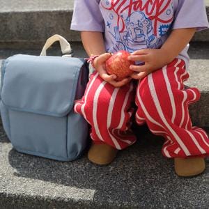 Personalised Kids Lunch Bag, Insulated Cooler Bag, School Lunch Box, Picnic Lunch Bag, Toddler Lunch Bag, Kids Gift, Back to School image 4