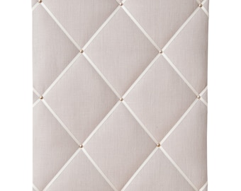 Memoboard LEINEN hellgrau - creme