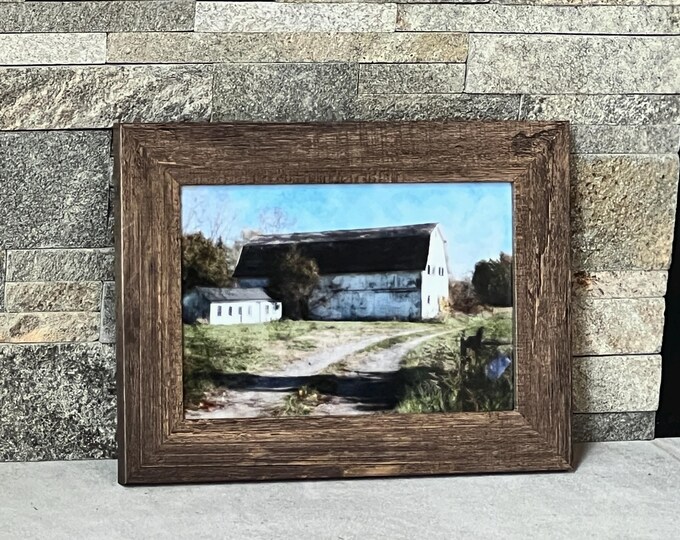 White Barn Print, Fixer Upper Decor, White Barn Landscape, White Barn Picture, White Barn, White Barn Art, Barn Art Print, Barn Canvas, Barn