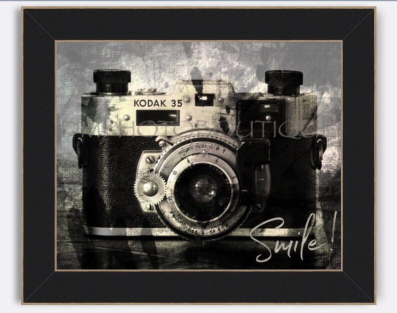 Vintage Camera Art Print, Photography Gift image 3