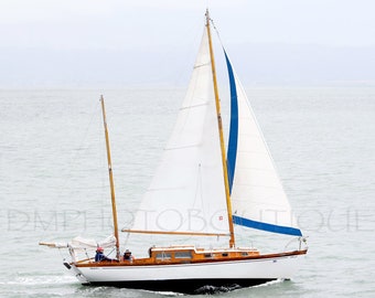 Sailing Photo Print, Coastal Nautical Wall Art