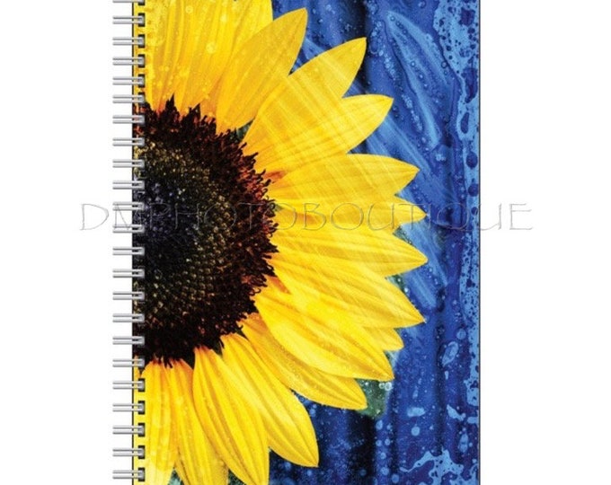 Sunflower Notebook, Back To School Notebook, Sunflower Gift, Mom Gift, Sunflower Lover Gift, Sunflower Notepad, Teacher Gift, Sunflower