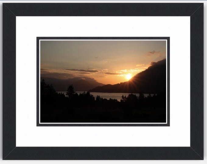 Mountain Landscape Unframed Print, Mountain Wall Art, Mountain Landscape Canvas, Mountain Art, Washington State Art,Columbia River Gorge Art
