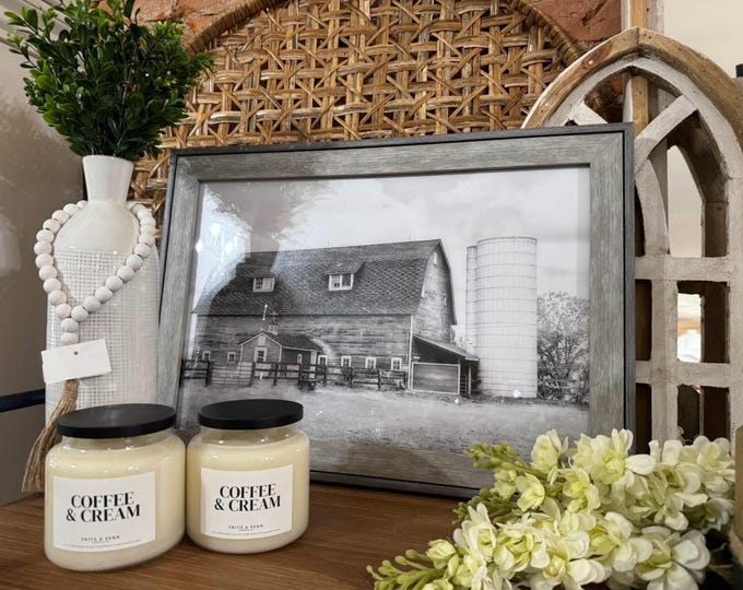 Black And White Barn, Farmhouse Decor, Black And White Barn Print, Country Decor, Fixer Upper Decor, Notecards, Farmhouse Landscape,Barn Art