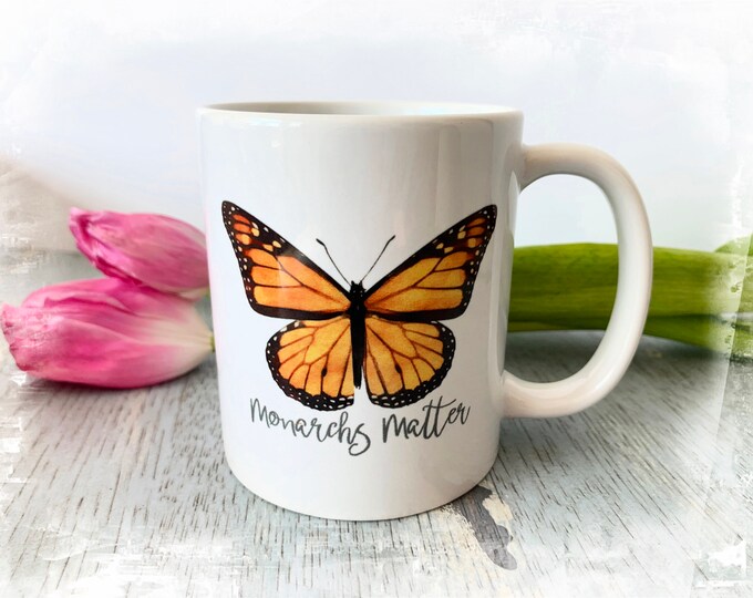 Monarch Butterfly Mug, Butterfly Mug, Monarch Butterfly Cup, Monarch Butterfly Coffee Cup, Butterfly Cup, Butterfly Coffee Cup, Butterfly