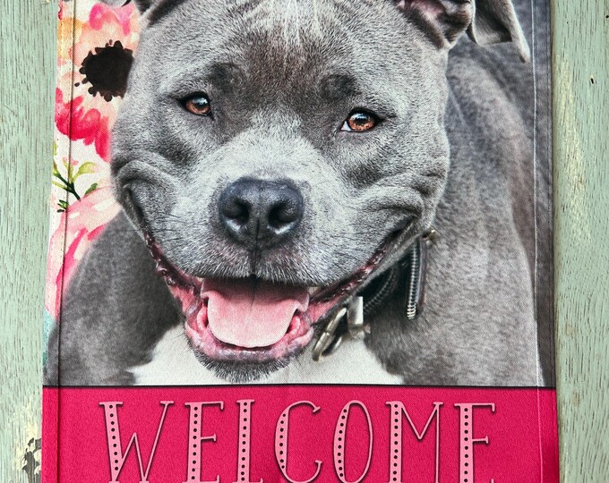 Pitbull Garden Flag, Pitbull Flag, Pitbull Gift, Pitbull Mom Gift, Dog Garden Flag, Dog Flag, Pitbull, Pitbull Gifts For Her, Pitbull Gifts