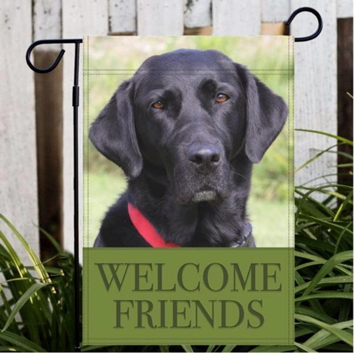 Labrador Retriever Garden Flag Black Lab Dog Gifts for Etsy