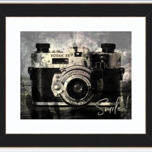 Vintage Camera Art Print, Photography Gift image 4