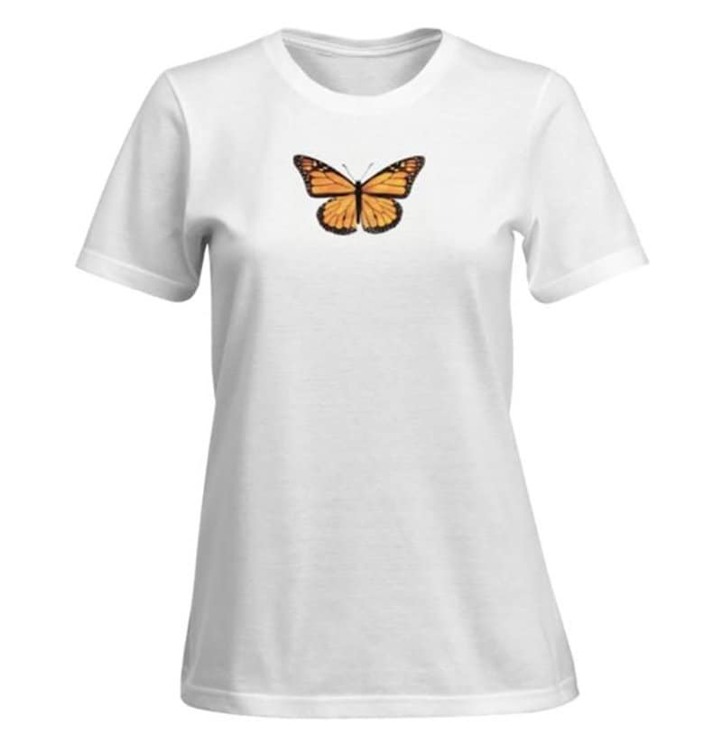 monarch print shirt