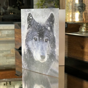 Wolf Notecards, Wolf, Gray Wolf Notecards, Wolf Gift, Wolf Greeting Cards, Nature Notecards, Winter Wolf Notecards, Gray Wolf Greeting Cards