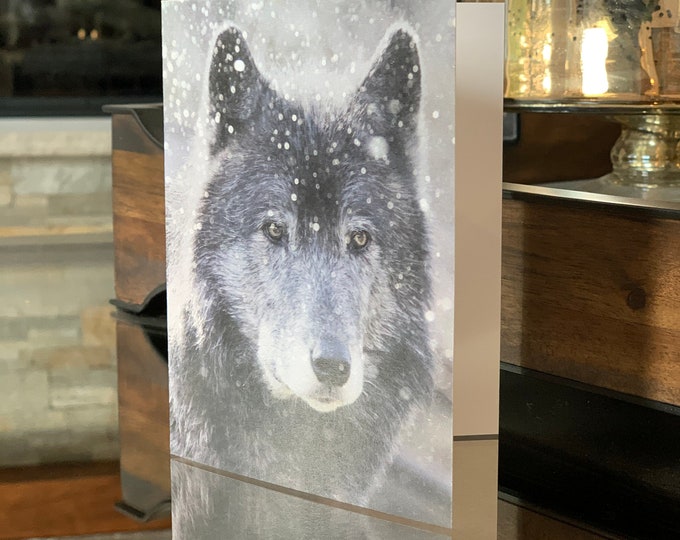 Wolf Notecards, Wolf, Gray Wolf Notecards, Wolf Gift, Wolf Greeting Cards, Nature Notecards, Winter Wolf Notecards, Gray Wolf Greeting Cards