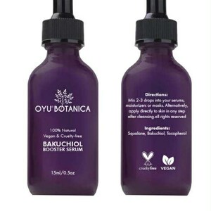 OYU Botanica Bakuchiol Face Serum – Retinol Alternative for Sensitive Skin & Early Wrinkles image 3