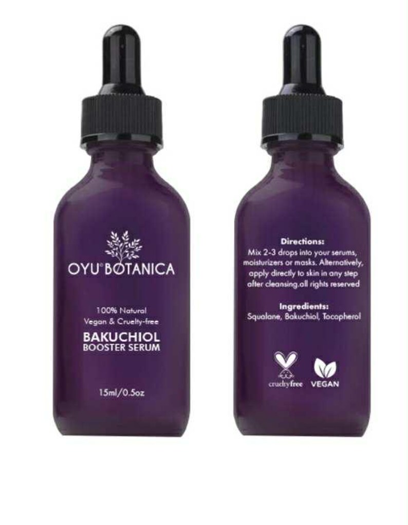 OYU Botanica Bakuchiol Face Serum – Retinol Alternative for Sensitive Skin & Early Wrinkles image 3
