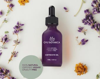 Coffee Eye Oil | Depuffing Vegan Under Eye Serum (10mL)