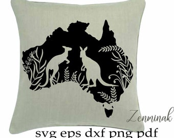 Download Kangaroo Svg Etsy