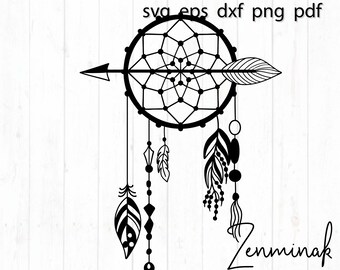 Download Free Dream Catcher Svg Vector File Etsy SVG Cut Files