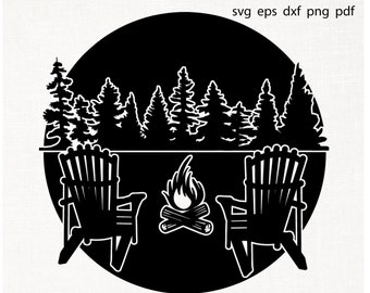 Download Camping Scene Svg Etsy