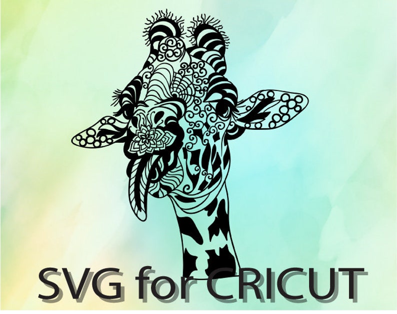 Download Giraffe svg mandala svg funny svg files for cricut | Etsy