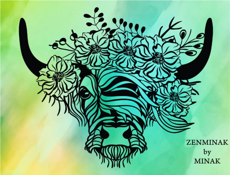 Free Free 119 Outline Cow Highland Cow Svg SVG PNG EPS DXF File