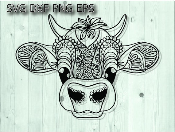 Download Baby Cow Svg Cute Cow Svg Cow Girl Svg Mandala Cow Svg Etsy