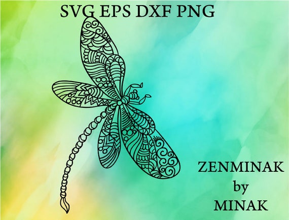 Download Mandala Dragonfly Svg Etsy