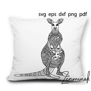 Download Kangaroo Svg Australia Svg Kangaroo Mom Svg Baby Etsy